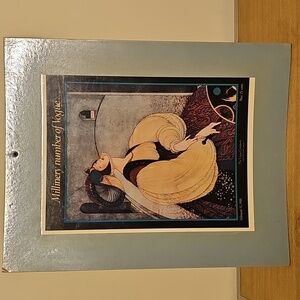 Vintage Vogue Cover Art Print “Millinery Number” 1916 Laminated Wall Art